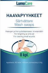 Lumocare haavapyyhkeet kirvelemätön 8 kpl